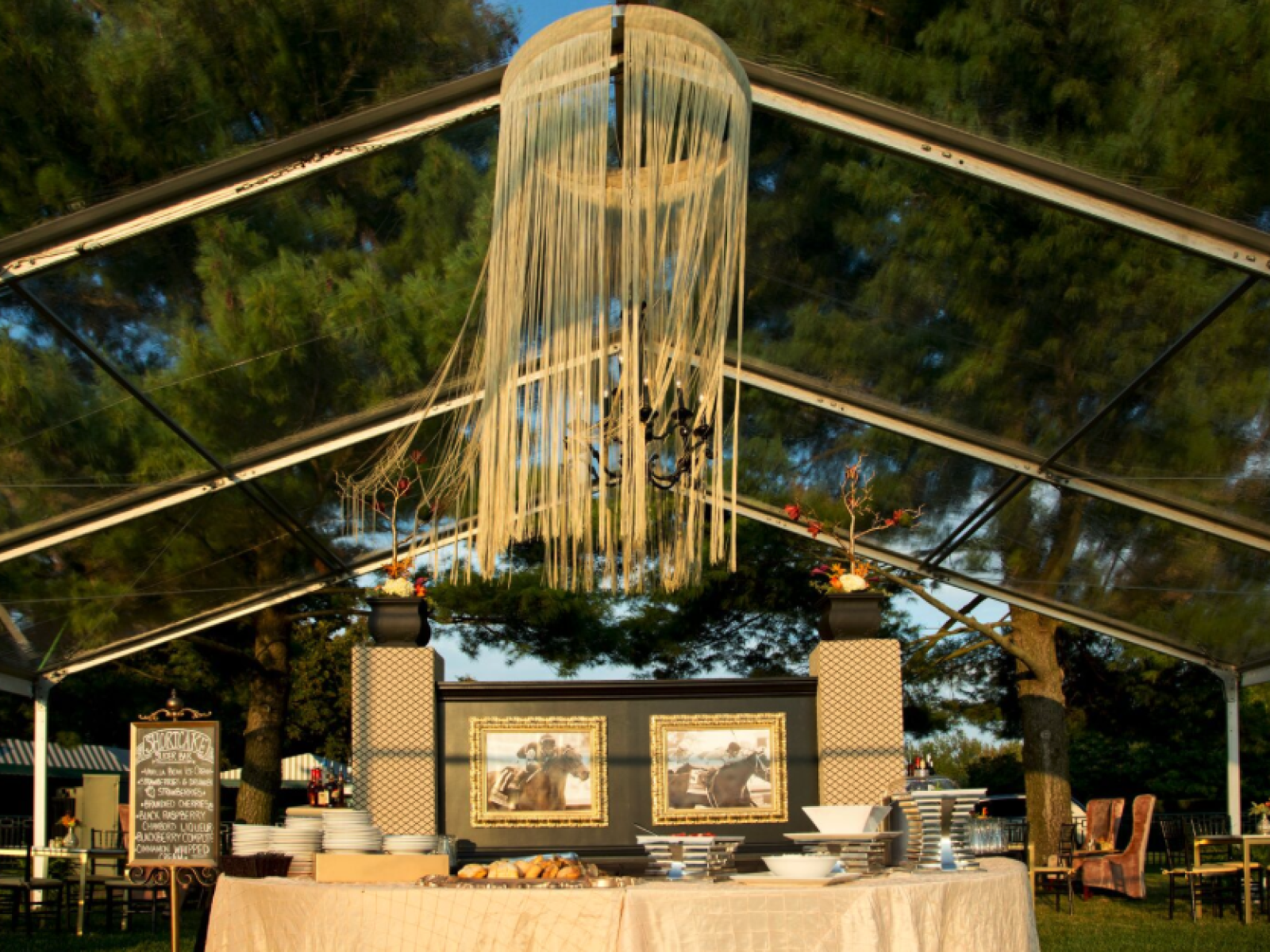 Tent on Keencanter Club lawn